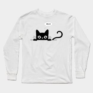 cute cat Long Sleeve T-Shirt